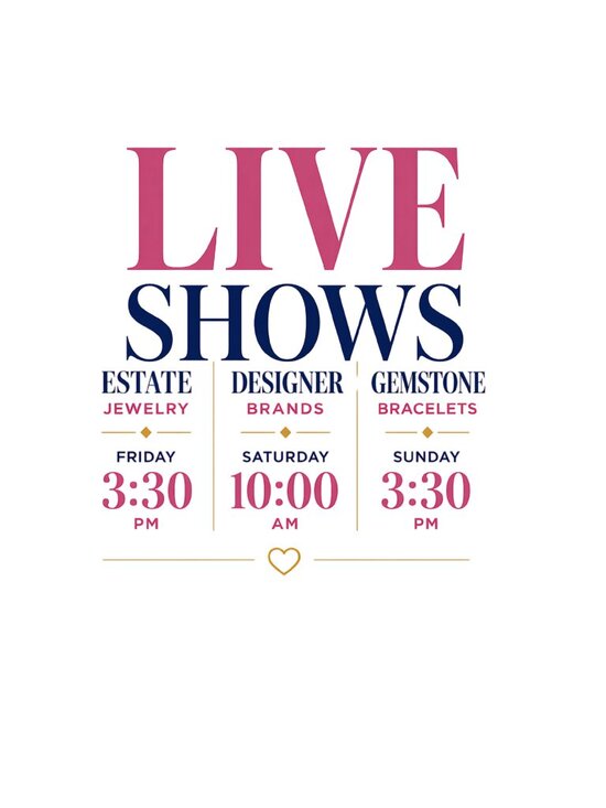 Jewelry - Weekend Live Jewelry Shows • Estate • Designer • Gemstone